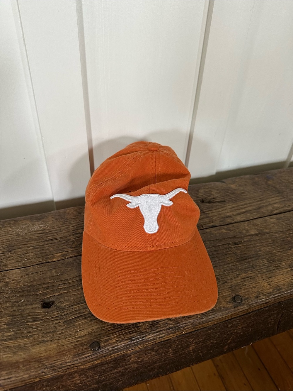 Orange Longhorn Embroidered Baseball Cap